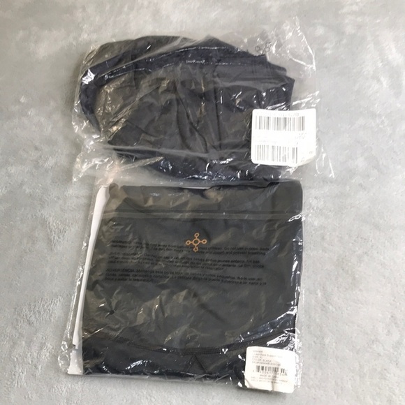 Tommie Copper Lower Back Support Tank & Capri Leggings in Black Size XL New - Picture 2 of 9